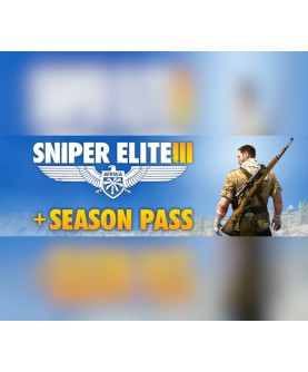 Sniper Elite 3 + Season Pass DLC Steam Key EUROPE